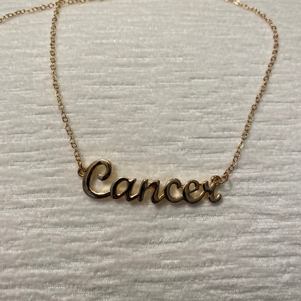 NWT Cancer Zodiac Sign Necklace